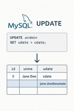 Copy one field data to another field using MySQL query